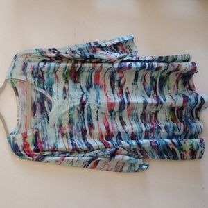 Avenue tie-dye mid-sleeve tee